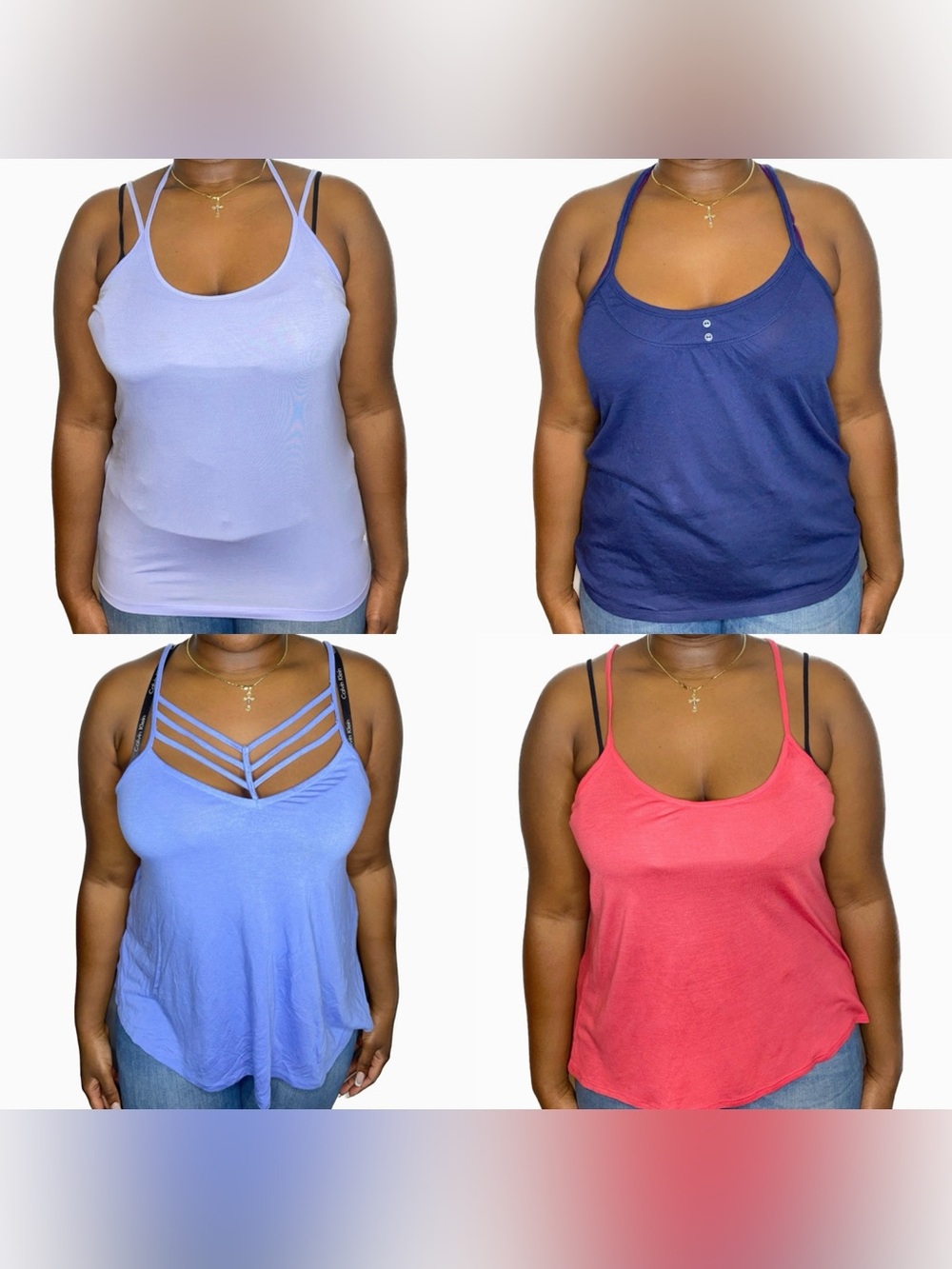 4-Piece Summer Spaghetti Strap Cami Bundle | NWT Included